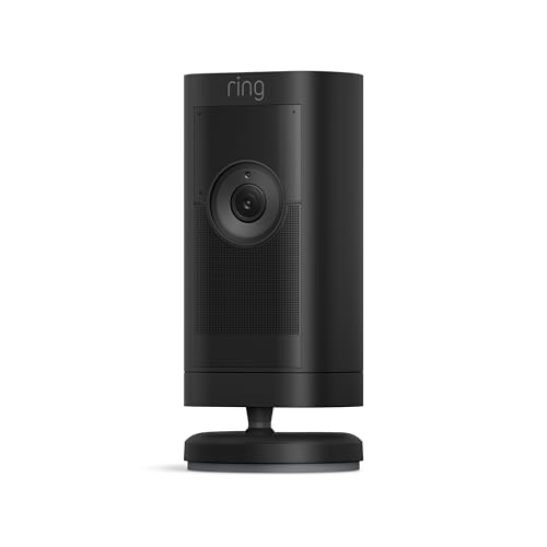 Ring Stick Up Cam Pro Battery | Two-Way Talk with Audio+, 3D Motion Detection with Bird’s Eye Zones, and 1080p HDR Video & Color Night Vision (2023 release), Black
