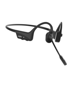 OpenComm2 2025 Upgrade - Open-Ear Bone Conduction Headphones, Wireless Bluetooth Headset with Noise Canceling Mic & Mute Button for Work Calls and Meetings, 16 Hour Talk Time for Mobile & PC - C120