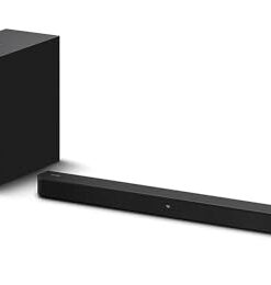 Sony HT-S400 2.1ch Soundbar with Powerful Wireless subwoofer, S-Force PRO Front Surround Sound, and Dolby Digital, Black