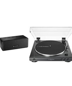 Audio-Technica Audio Technica AT-LP60XSPBT-BK Bluetooth Turntable and Speaker Bundle (Black)