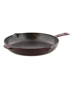 Staub Cast Iron 10-inch Fry Pan - Grenadine, Made in France