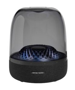 Harman Kardon Aura Studio 4 - Bluetooth Home Speaker - Superior Sound Performance - 5 Diamond-Effect Lighting Themes - Made with Recycled Materials