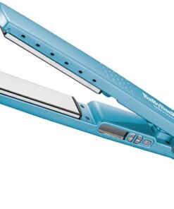 BaBylissPRO Nano Titanium Ionic Flat Iron Hair Straightener, 1/4" Hair Straightener Iron for Smooth, Shiny, Frizz- Free Hair and All Hair Types