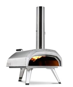 Ooni Karu 12 Multi-Fuel Outdoor Pizza Oven – Portable Wood and Gas Fired Pizza Oven with Pizza Stone, Outdoor Ooni Pizza Oven - Woodfired & Stonebaked Pizza Maker, Countertop Dual Fuel Pizza Oven