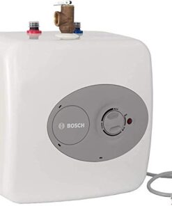 BOSCH Electric Mini-Tank Water Heater Tronic 3000 T 4-Gallon (ES4) - Eliminate Time for Hot Water - Shelf, Wall or Floor Mounted