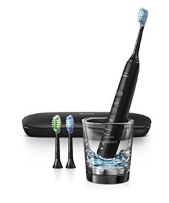 Philips Sonicare DiamondClean Smart Electric, Rechargeable toothbrush for Complete Oral Care – 9300 Series, Black, HX9903/31 FFP