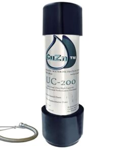 CuZn UC-200 Under Counter Water Filter - 50K Ultra High Capacity - Made in USA