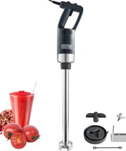 VEVOR Commercial Immersion Blender, 750W 20" Heavy Duty Hand Mixer, Variable Speed Kitchen Stick Mixer with 304 Stainless Steel Blade, Multi-Purpose Portable Mixer for Soup, Smoothie, Puree, Baby Food