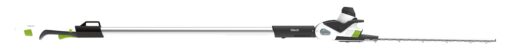 Gtech HT50 Cordless Pole Hedge Trimmer, 60 Mins Runtime Li-ion Battery | 53cm Cutting Length, 135° Adjustable Head with 10ft Range - Image 5