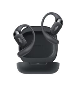 SHOKZ New OpenFit 2 Open-Ear Headphones, True Wireless Bluetooth Earphones with Microphone, Earhook Earbuds with 48 Hours of Playtime, Fast Charging, IP55 Water-Resistant, with Carrying Bag, Black
