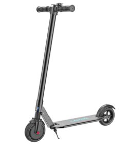Caroma Electric Scooter, 250W Motor, 17 Miles Range & 15.5 Mph, 6.5" Solid Tires, Commuting Electric Scooter for Adults, Electronic Brake, Portable Folding E Scooter(Matt Black)