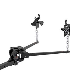 CURT 17300 Long Trunnion Bar Weight Distribution Hitch, Up to 6K, 2-Inch Shank