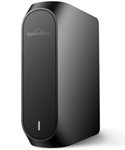 UnionSine Desktop External Hard Drive 16TB USB3.2Gen2 Type-C 3.5" HDD Storage Compatible for PC, Mac, TV, Desktop, Laptop(Black) HD3510