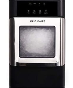 Frigidaire EFIC235-AMZ Countertop Crunchy Chewable Nugget Ice Maker, 44lbs per Day, Self Cleaning Function, 120 Volts