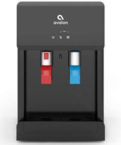 Avalon B8BLK Countertop Touchless Bottleless Water Cooler-2 Stage Water Filters and Installation Kit Included, NSF Certified, UL Approved, Black