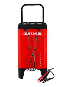 CRAFTSMAN Wheeled Battery Charger and Engine Starter, CMXCESM274, 2-in-1, Manual Timer Controlled, 175 Cranking Amps, 12 Volt, for Car, SUV, Truck, and Marine Batteries