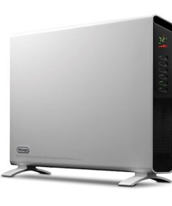 DeLonghi Convection Panel Heater, Full Room Quiet 1500W, portable electric heater is freestanding/easily wall mounted. Energy Saving, quick heat distribution, timer, white, HCX9115E