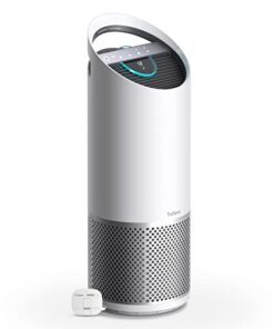 TruSens Air Purifier with UV-C Light + True HEPA Filtration | Large | SensorPod™ Air Quality Monitor | Auto, Sleep, & Turbo Mode | Touch Control | Portable Handle