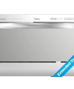 Midea MDC22P2ASS Countertop, Portable Place Settings & 6+2 Washing Cycles. Energy Star Dishwasher, Dish Washer for Dorm, RV& Apartment, Sliver, Silver