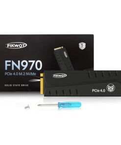 Fikwot FN970 2TB M.2 2280 PCIe Gen4 x4 NVMe 1.4 Internal Solid State Drive with Heatsink - Speeds up to 7,400MB/s, Configure DRAM Cache, Compatible PS5 Internal SSD