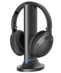 Avantree Opera - Wireless Headphones for TV Watching with Clear Dialogue, Compatible with TVs Equipped with Optical or AUX Audio Output Ports, Passthrough, Enhanced Volume & Comfortable for Seniors