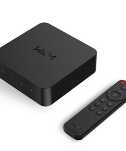 WiiM Pro Plus AirPlay 2 Receiver, Google Cast Audio, Multiroom Streamer with Premium AKM DAC, Voice Remote, Works with Alexa/Siri/Google, Stream Hi-Res Audio from Spotify, Amazon Music, Tidal and More