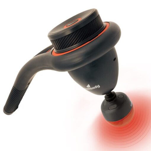 Wellbody Advance Deep Tissue Massage Gun with Heat | Heated Massager with ThermoPulse Vibration Tech | Handheld Massager for Muscle Relief - Ergonomic Grip - Image 2
