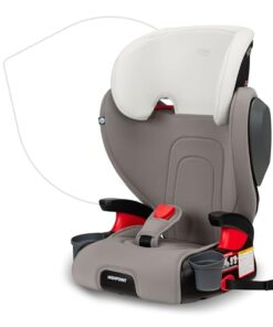 Britax Highpoint Backless Belt-Positioning Booster Seat, SafeWash Gray Ombre