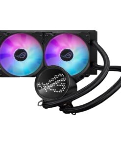 ASUS ROG RYUO III 240 ARGB All-in-one AIO Liquid CPU Cooler 240mm Radiator, Asetek 8th gen Pump Solution, Anime Matrix™ LED Display and ROG AF 12S ARGB Fan.