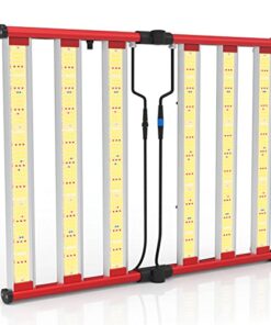 AGLEX 330W Led Grow Lights, Full Spectrum Grow Light with UV IR, Daisy Chain Foldable & Dimmable Plant Bar Style Grow Light for Indoor Growing Commercial Hydroponic Growing Lamp 3x4 FT Core Coverage