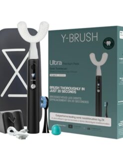 Y-Brush Ultra Premium - Sonic Toothbrush - USB-C Rechargeable, Travel Case, 6 Cleaning Modes