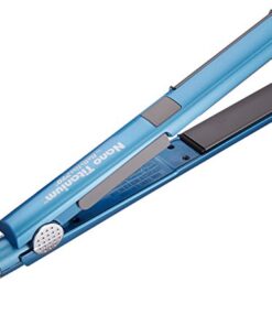 BaBylissPRO Nano Titanium Flat Iron Hair Straightener, 1" U Styler Straightener Iron for Professional Salon Results and All Hair Types