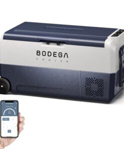 BODEGACOOLER 12 Volt Car Refrigerator,38 Quart Portable Truck Freezer,Electric Cooler Bluetooth Control,(36) -4℉-68℉ RV Refrigerator 12/24V DC and 100-240V AC for Travel,Camping,Road Trips,Van,Home