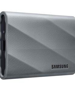 SAMSUNG T9 2TB, Portable SSD, up to 2000MB/s, USB 3.2 Gen 2x2 (20Gbps) NVMe, Rugged, for Photographers, Content Creators and Gaming, External Solid State Drive (MU-PK2T0G/WW) Gray