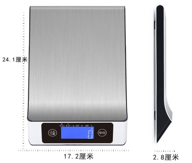 Lss9azznmm Small Stainless Home Electronic Scale, Weight Grams and oz,for Cooking Baking LCD high-Definition Display Digital Kitchen Food Scale - Image 7