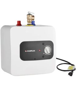 CAMPLUX Pro ME25B Mini Tank Electric Water Heater On-demand Water Heater 2.5 Gallons with Cord Plug 1.44kW at 120 Volts