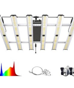 Grow Light FARMLITE LED Grow Lights for Indoor Plants Full Spectrum Growing Light Plant Hanging Growing Lamps Seedling Daisy Chain Dimmable Board 4x4ft Coverage (320watts)