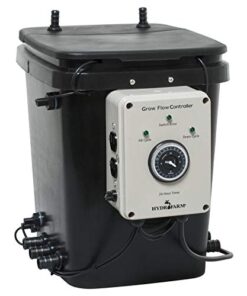 Active Aqua GFO7CB Hydroponic Electric Grow Flow Ebb System and Gro Controller Unit with 2 250GPH Pumps, Fittings, and 7 Gallon Controller Bucket