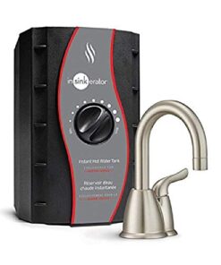 InSinkErator H-HOT150SN-SS Instant Hot Water Dispenser System with Stainless Steel Tank, Satin Nickel