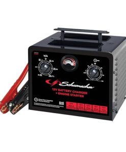 Schumacher Electric SC1667 250A 6V/12V Timer-Controlled Battery Charger and Jump Starter – for Car, SUV, Truck, and Boat Batteries – 135-Minute Timer – Ammeter