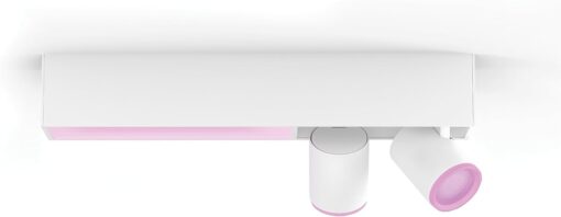 Philips Hue Centris Smart LED Ceiling Spotlight Fixture, White - White and Color Ambiance Color-Changing Light - 2 Lights - Control with App - Works with Alexa, Google Assistant, and Apple Homekit - Image 7
