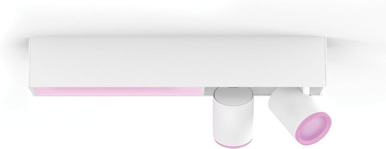 Philips Hue Centris Smart LED Ceiling Spotlight Fixture, White - White and Color Ambiance Color-Changing Light - 2 Lights - Control with App - Works with Alexa, Google Assistant, and Apple Homekit - Image 7