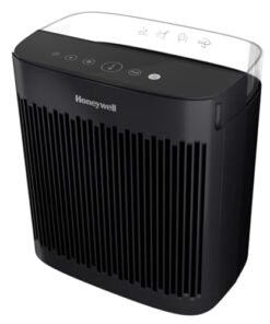 Honeywell InSight HEPA Air Purifier with Air Quality Indicator for Medium-Large Rooms (190 sq ft), Black - Wildfire/Smoke, Pollen, Pet Dander, and Dust Air Purifier
