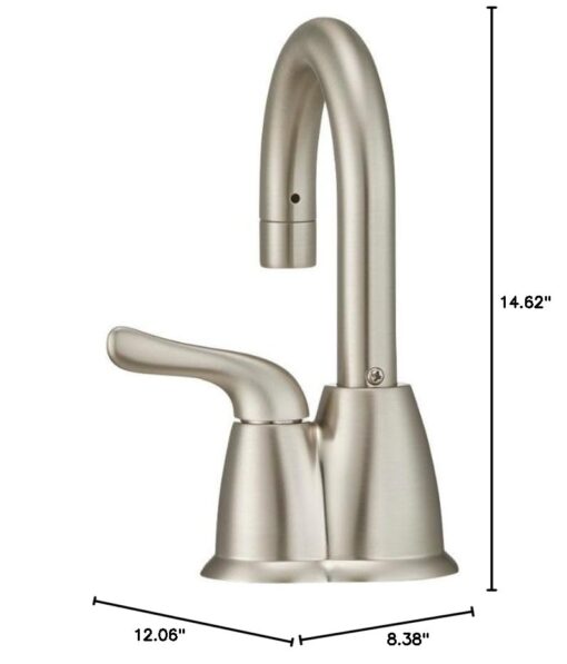InSinkErator H-HOT150SN-SS Instant Hot Water Dispenser System with Stainless Steel Tank, Satin Nickel - Image 2