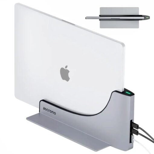 Ascrono Dock for 16" Apple MacBook Pro - Docking Station - Connect Dual Displays w/Two Thunderbolt 4 USB-C Ports - Mac Docking Station Hub - Supports MacBook Pro 16 (2021-2024, M1,M2,M3,M4 Pro & Max)
