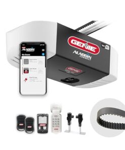 Genie QuietLift Connect – WiFi Smart Garage Door Opener with Added Wireless Keypad, ¾ HPC Smart Belt Drive – Compatible with Alexa and Google Assistant, Model 3053-TKV