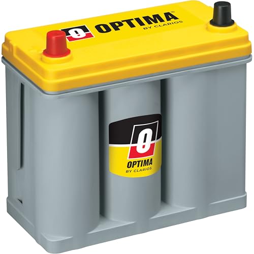 OPTIMA Batteries High Performance D51 YellowTop Dual Purpose Sealed AGM Car, Truck and SUV Battery, 450 CCA, Maintenance Free, Versitile Mounting