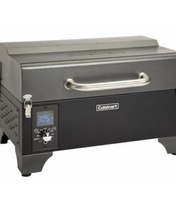 Cuisinart 8-in-1 Portable Wood Pellet Grill and Smoker, Compact for RV, Tailgates, Camping, and Backyard Cooking, Smoky Flavor, Versatile Meat Smoker