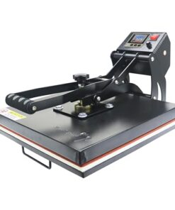 RoyalPress 15" x 15" Color LED Industrial-Quality Digital Sublimation Heat Transfer Machine T-Shirt Heat Press Machine, 15" x 15", Black