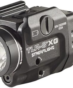 Streamlight 69434 TLR-8A G Flex 500-Lumen Low Profile Pistol Light with Integrated Green Aiming Laser for Select Handguns, Includes Rear Switches, Mounting Kit, and Keys, Black